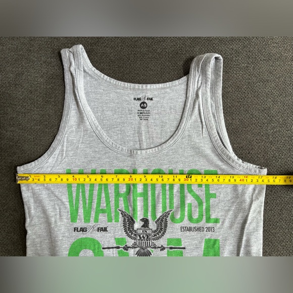 Very rare!!War House Gym/Flag Nor Fail Men’s tank top - Picture 3 of 3